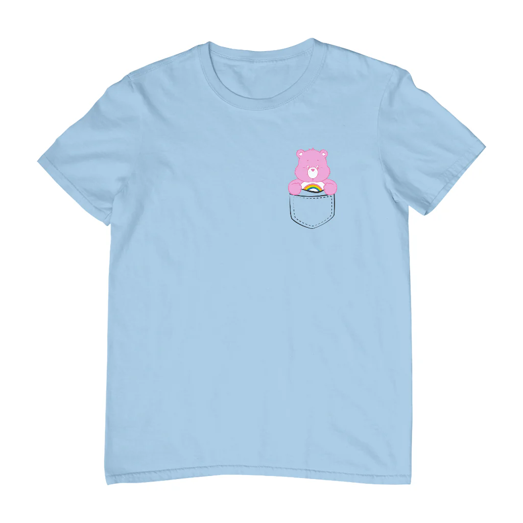 Care Bears Classic Cheer Bear Pocket Print Men's T-Shirt - Image 4