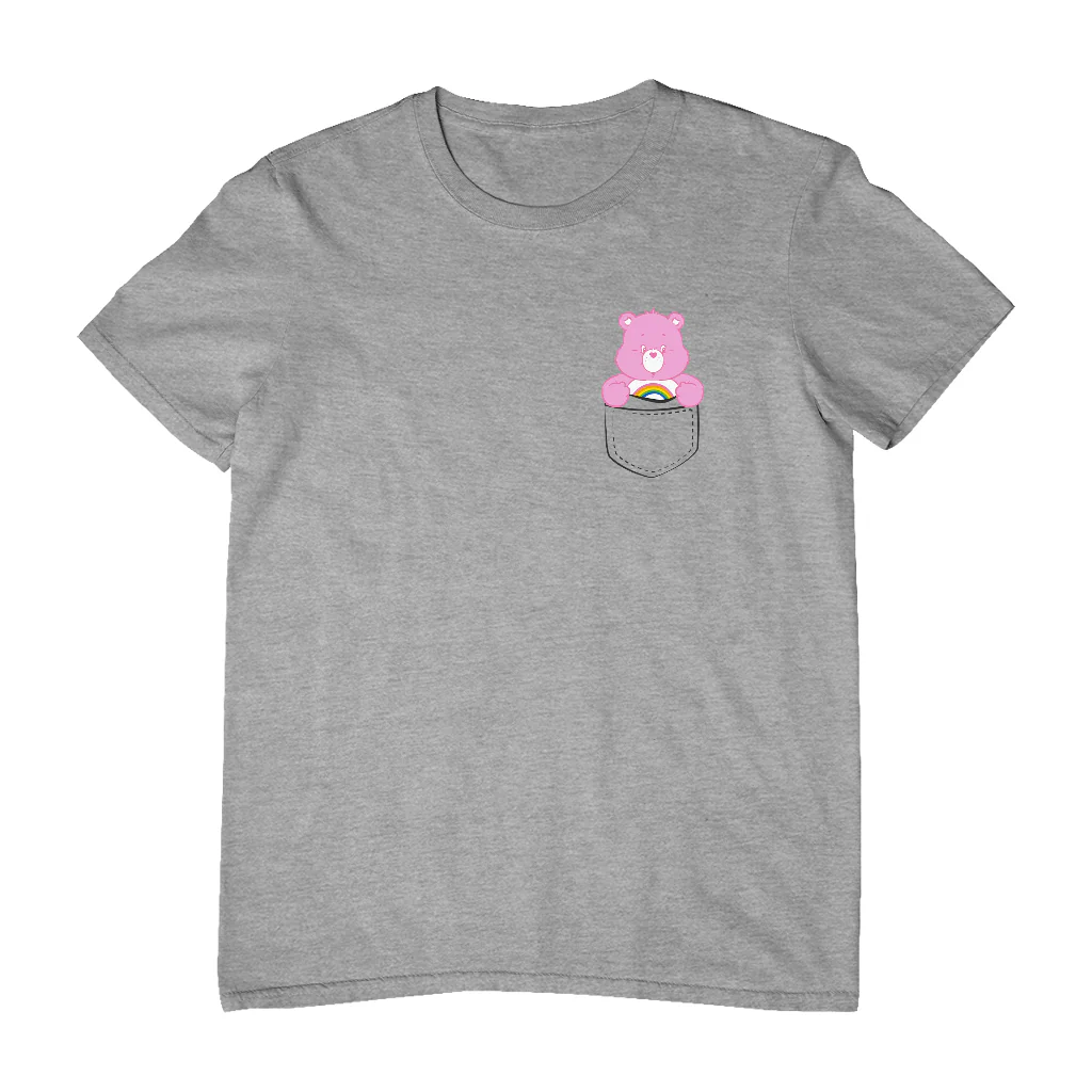 Care Bears Classic Cheer Bear Pocket Print Men's T-Shirt - Image 8