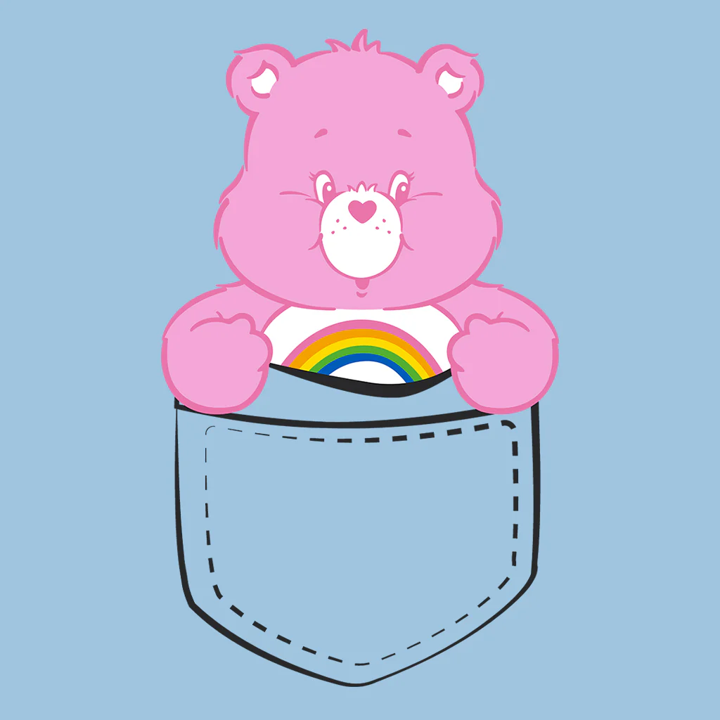 Care Bears Classic Cheer Bear Pocket Print Women's T-Shirt - Image 5