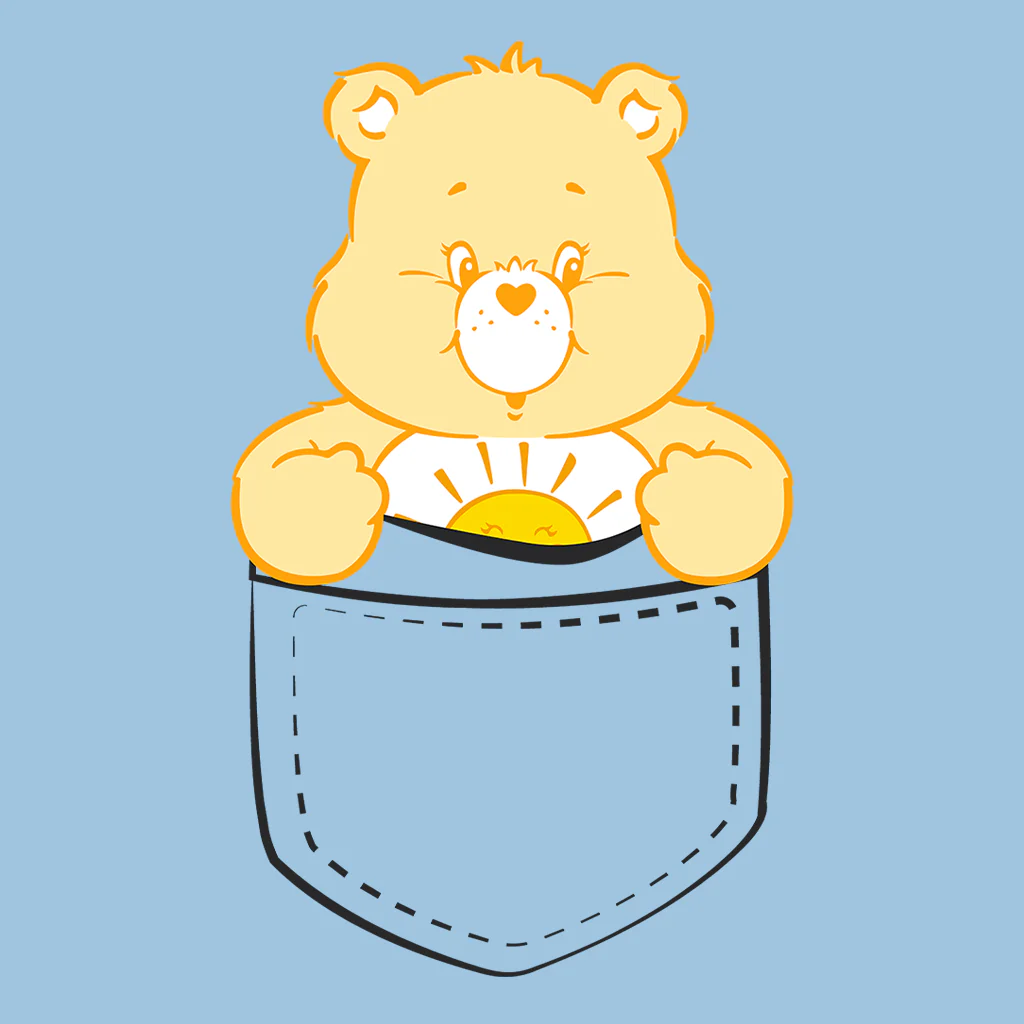 Care Bears Classic Funshine Bear Pocket Print Men's T-Shirt - Image 5
