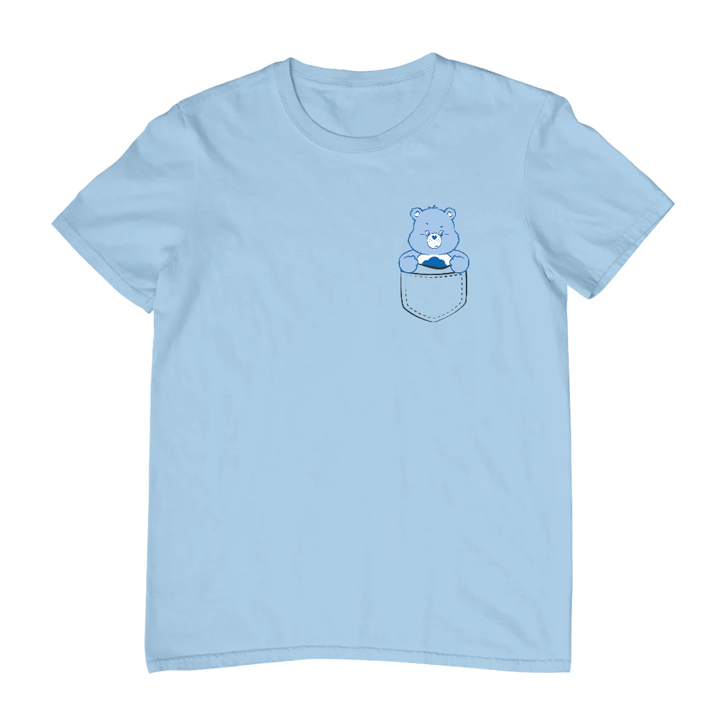 Care Bears Classic Grumpy Bear Pocket Print Men's T-Shirt - Image 4