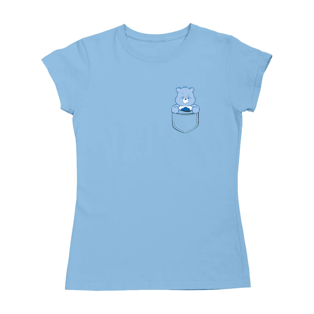 Care Bears Classic Grumpy Bear Pocket Print Women's T-Shirt - Image 4