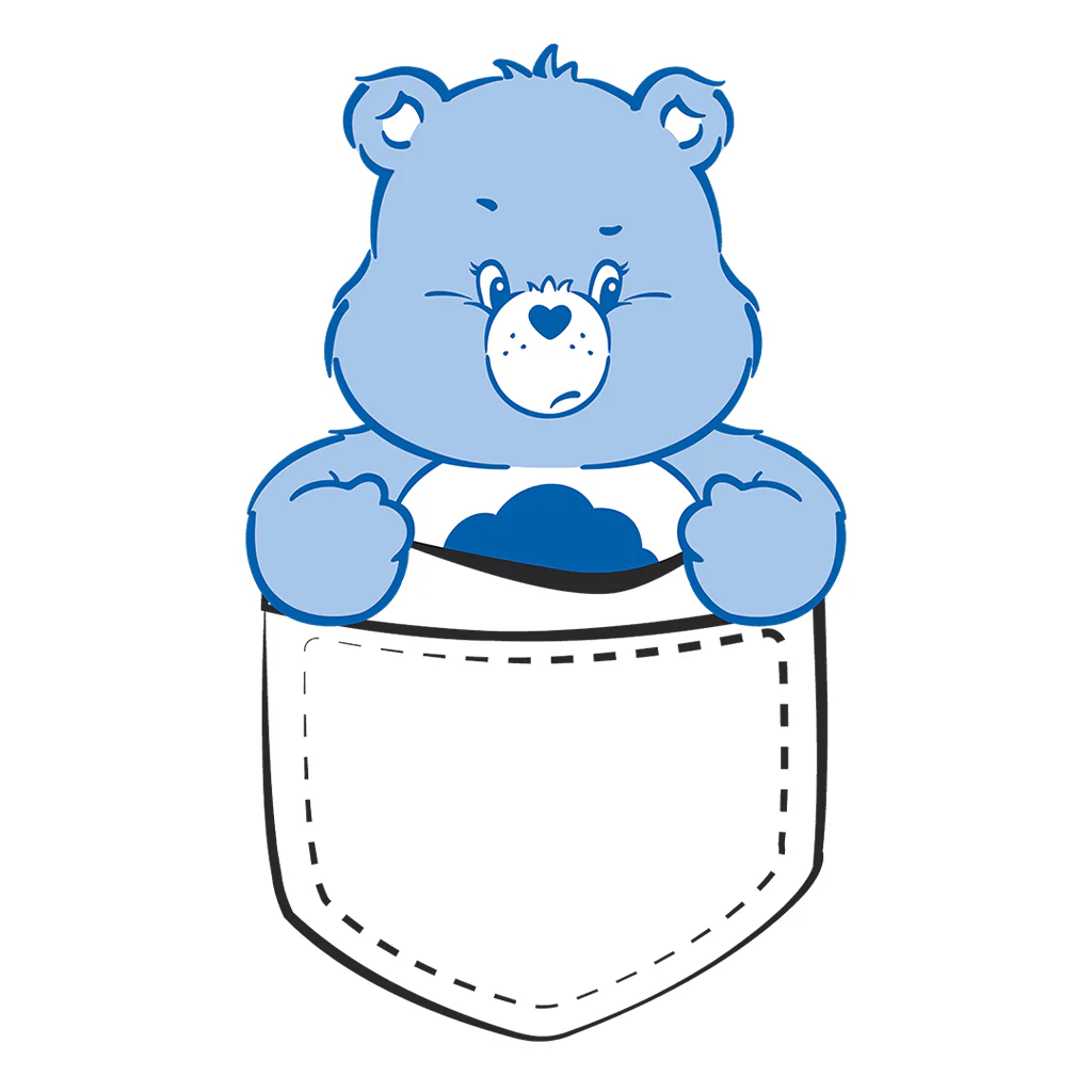 Care Bears Classic Grumpy Bear Pocket Print Women's T-Shirt - Image 8