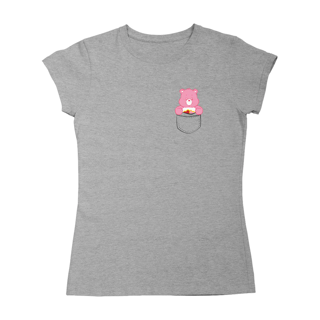 Care Bears Classic Love-a-Lot Bear Pocket Print Women's T-Shirt - Image 7