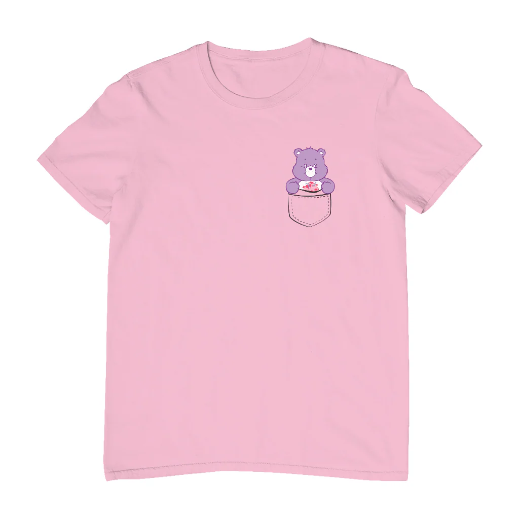 Care Bears Classic Share Bear Pocket Print Men's T-Shirt - Image 4
