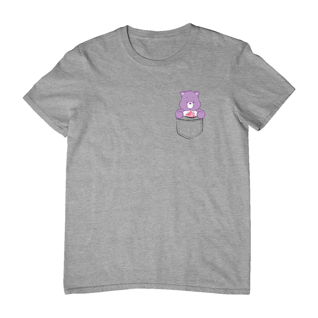 Care Bears Classic Share Bear Pocket Print Men's T-Shirt - Image 7