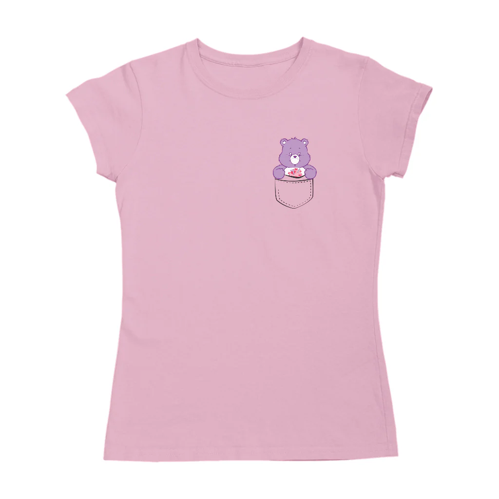 Care Bears Classic Share Bear Pocket Print Women's T-Shirt - Image 4