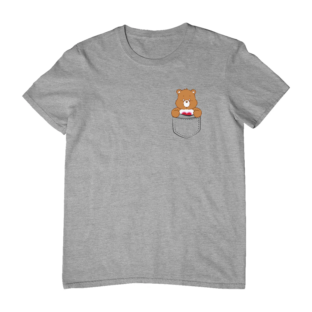 Care Bears Classic Tenderheart Bear Pocket Print Men's T-Shirt - Image 7