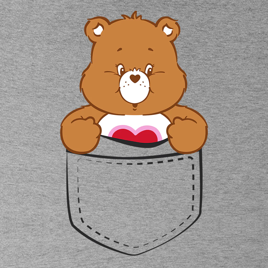 Care Bears Classic Tenderheart Bear Pocket Print Men's T-Shirt - Image 8