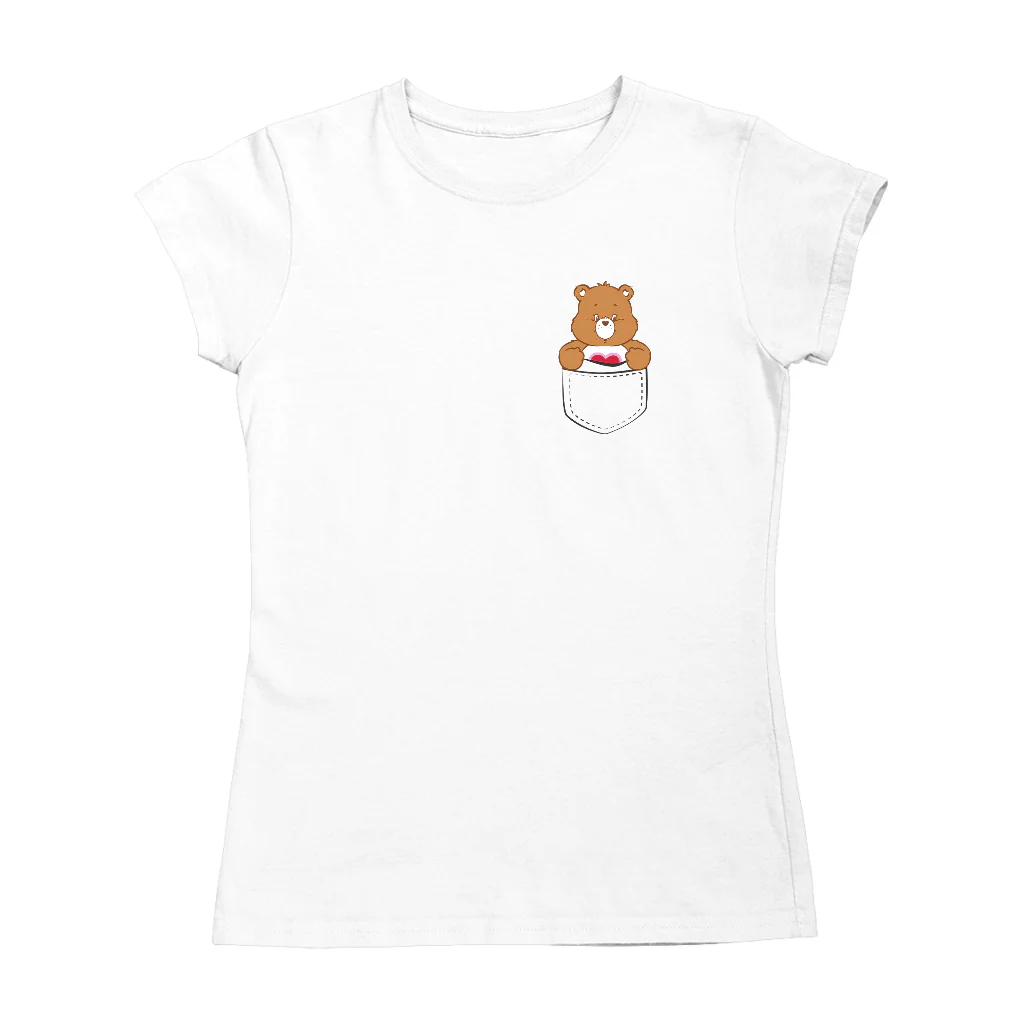 Care Bears Classic Tenderheart Bear Pocket Print Women's T-Shirt - Image 4