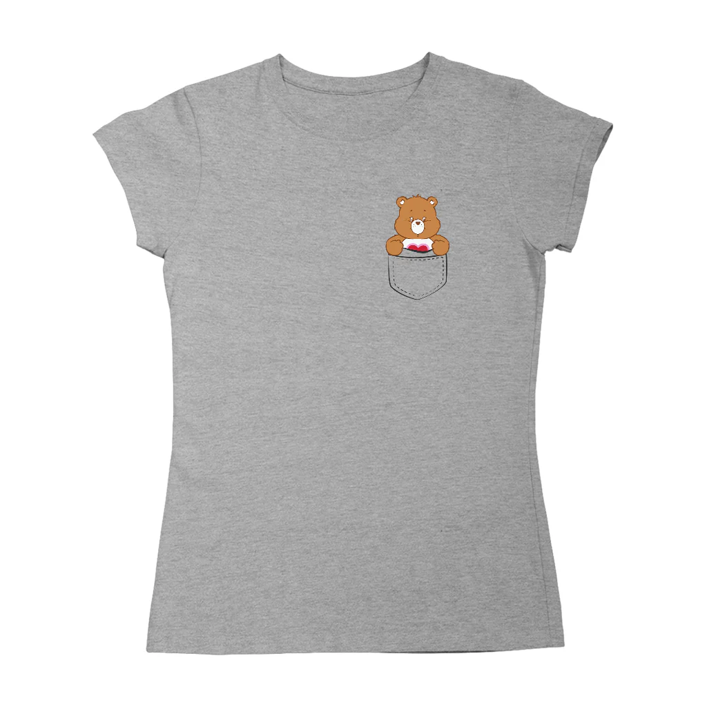 Care Bears Classic Tenderheart Bear Pocket Print Women's T-Shirt - Image 7