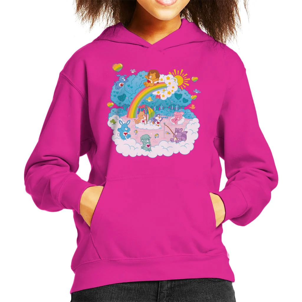 Cousins Rainbow Lake Kids Hooded Sweatshirt - Image 4