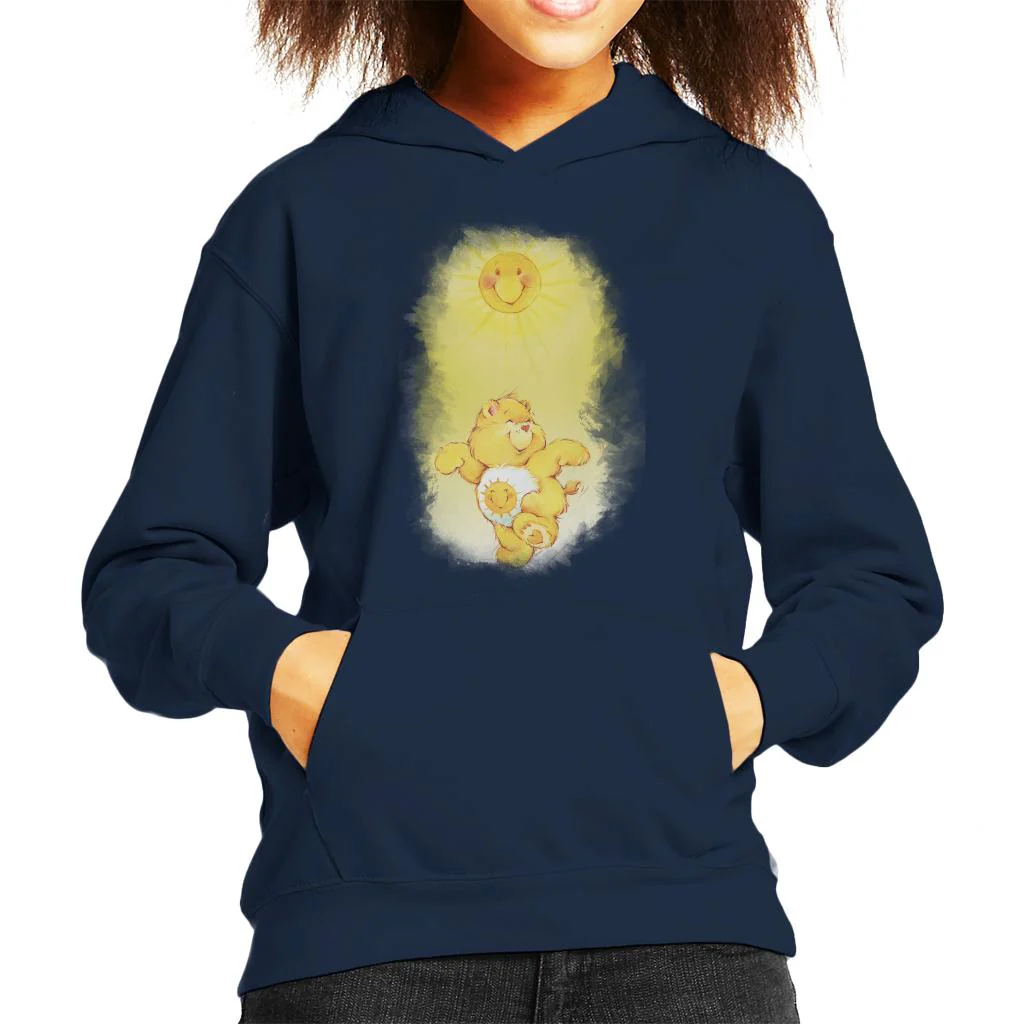 Funshine Bear Dancing In The Sun Kids Hooded Sweatshirt - Image 3