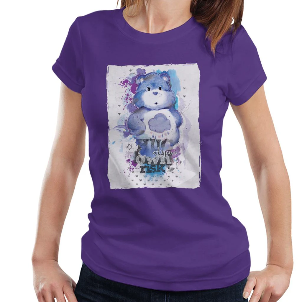 Grumpy Bear Hug At Your Own Risk Women's T-Shirt - Image 3