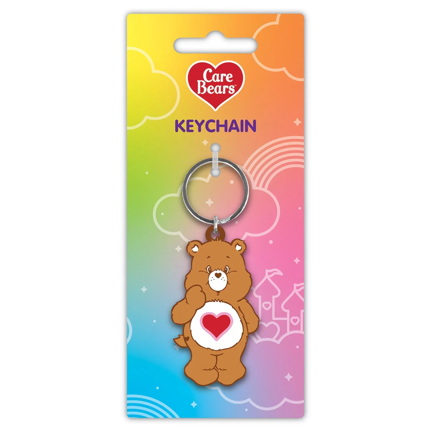 Care Bears Grumpy & Tenderheart Keychain + Angel Baby Badge Bundle - Image 3