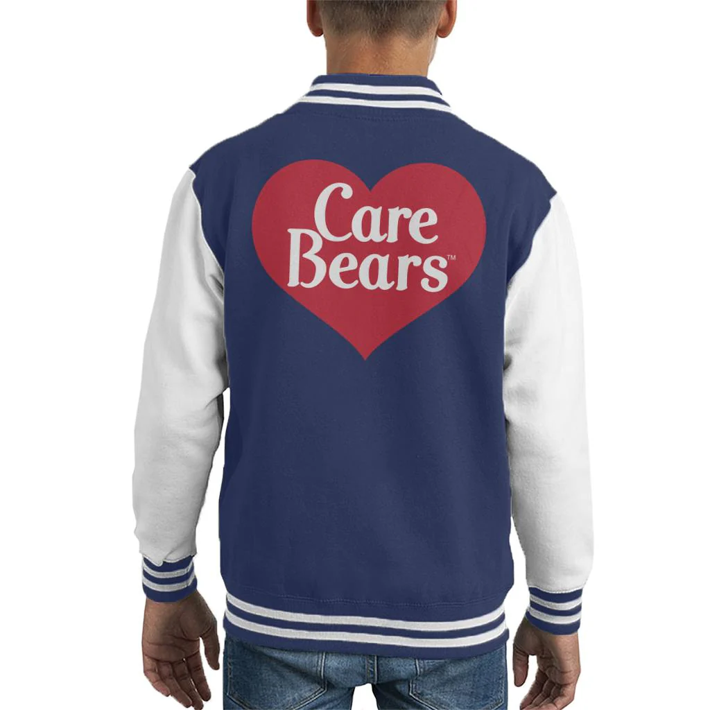 Love Heart Logo Kids Varsity Jacket - Image 3