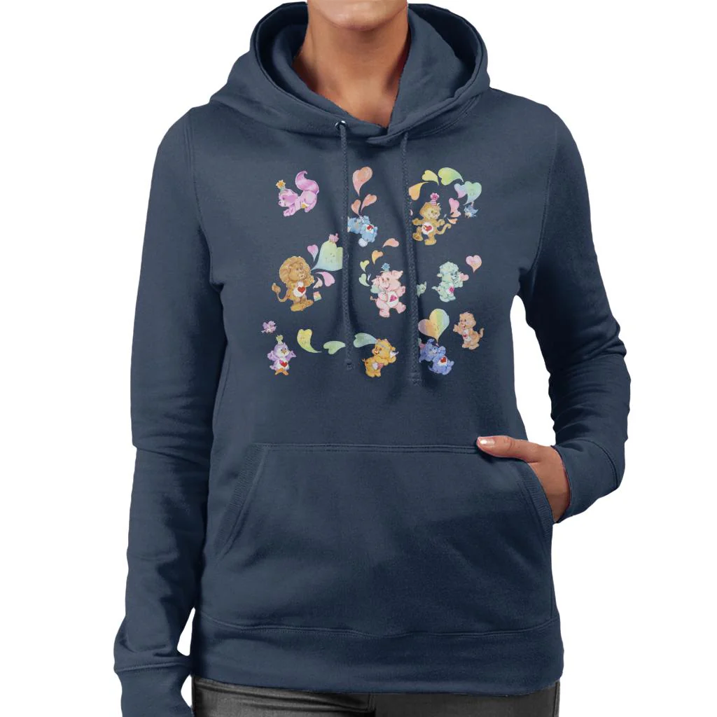 Love Heart Montage Women's Hooded Sweatshirt