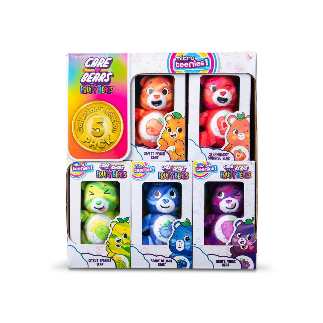 Care Bears Micro Teenies Care Bears Fruit Friends Collectors 5 Pack - Image 5