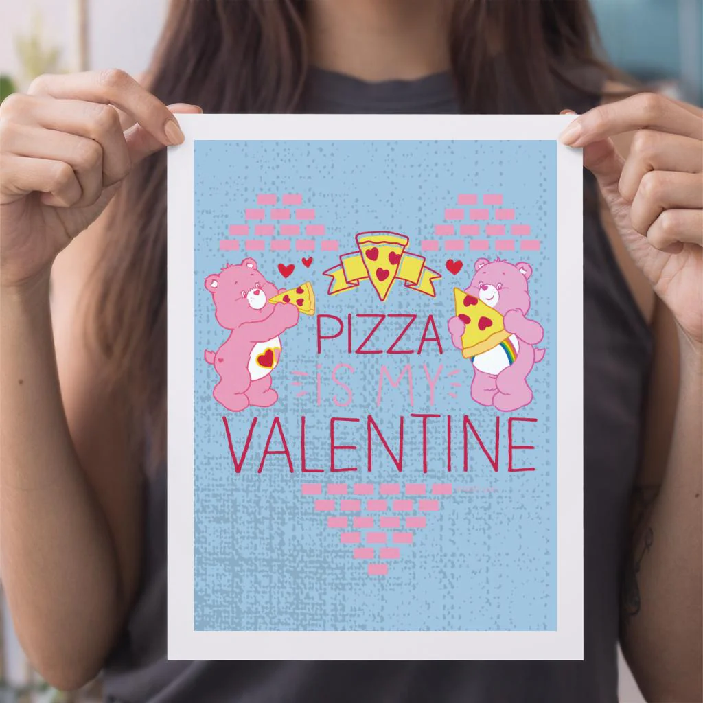 Pizza Is My Valentine A4 Print - Image 3