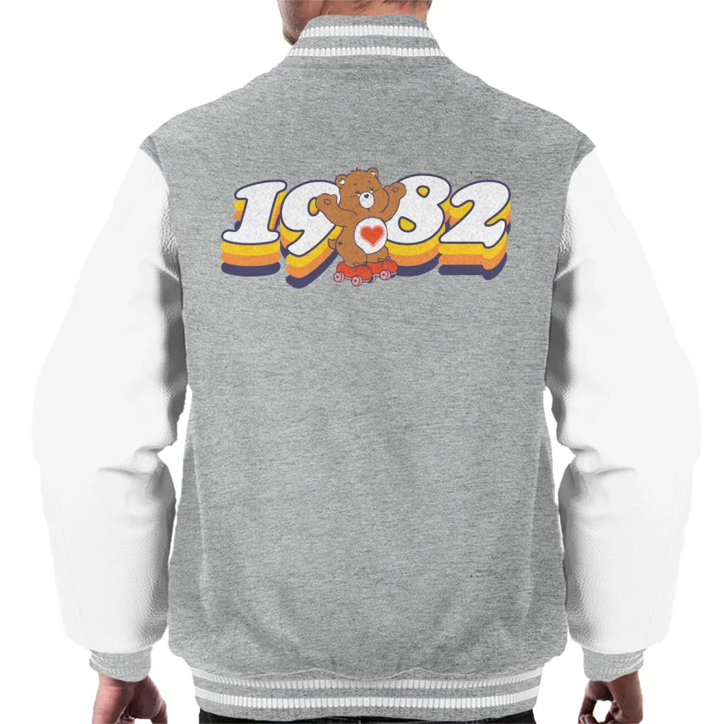 Tenderheart Bear 1982 Men's Varsity Jacket - Image 3