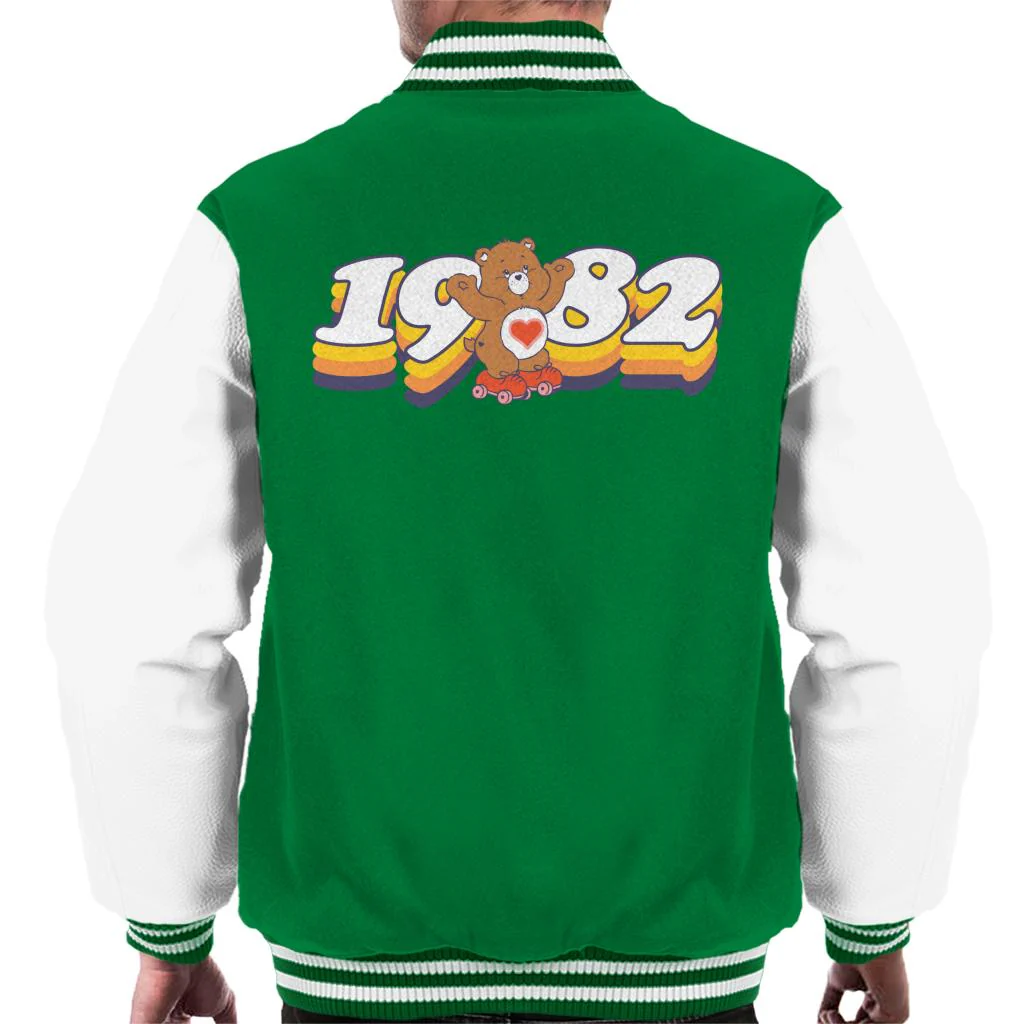 Tenderheart Bear 1982 Men's Varsity Jacket - Image 5