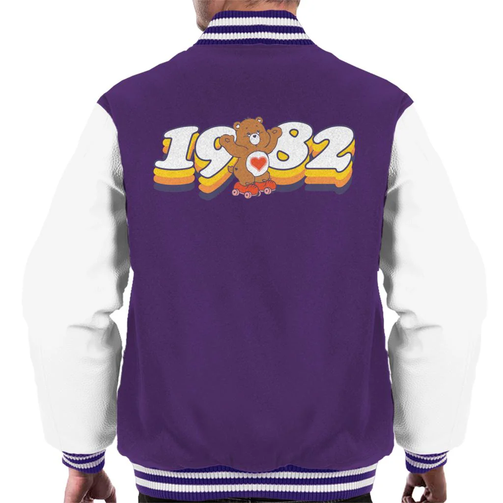 Tenderheart Bear 1982 Men's Varsity Jacket - Image 6