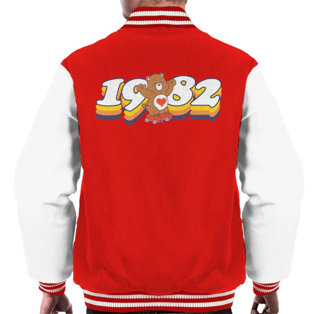 Tenderheart Bear 1982 Men's Varsity Jacket - Image 7