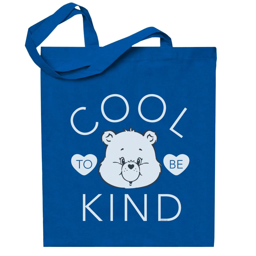 Tenderheart Bear Cool To Be Kind White Text Tote Bag - Image 6