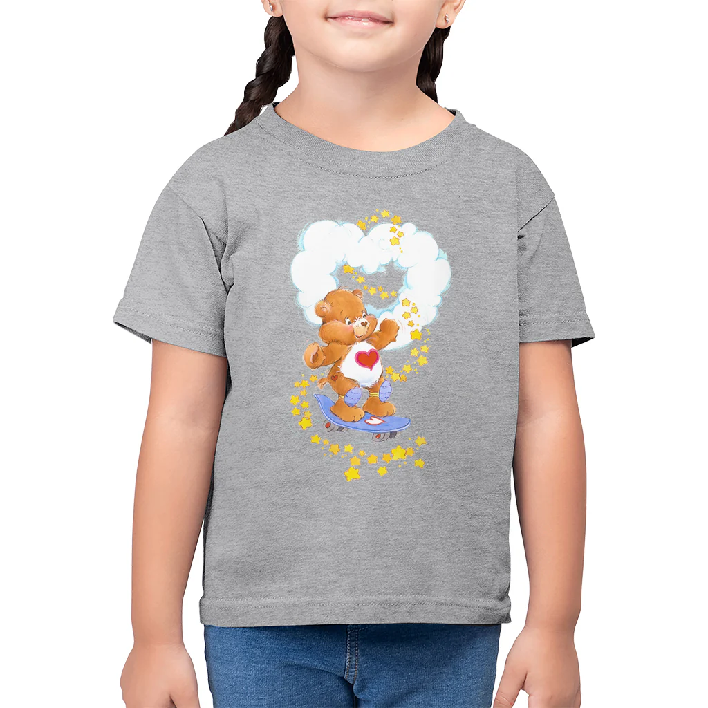 Tenderheart Bear Stars Kids T-Shirt - Image 3