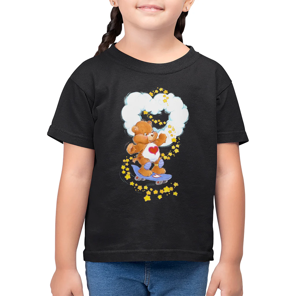 Tenderheart Bear Stars Kids T-Shirt - Image 5