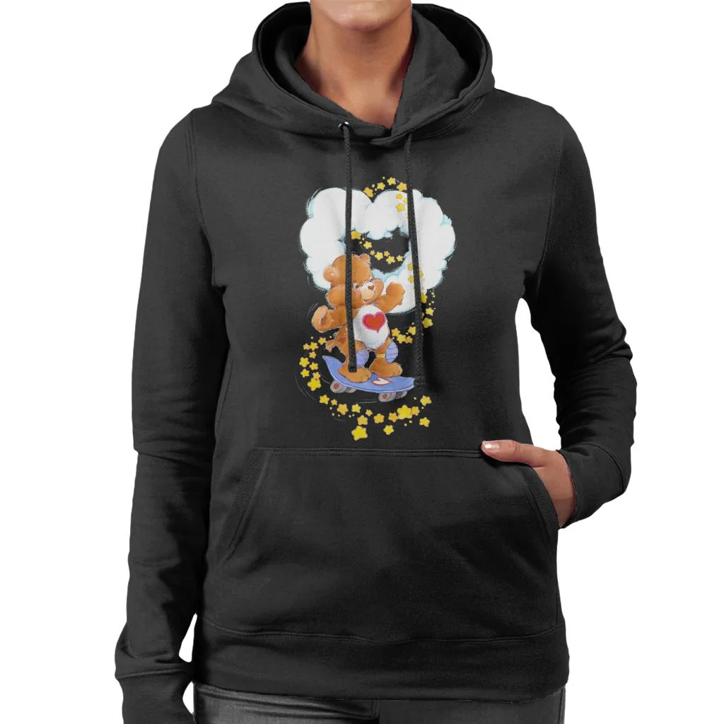 Tenderheart Bear Stars Women's Hooded Sweatshirt - Image 2