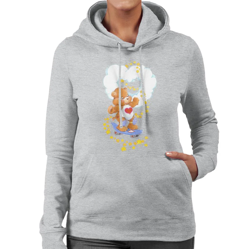 Tenderheart Bear Stars Women's Hooded Sweatshirt - Image 3