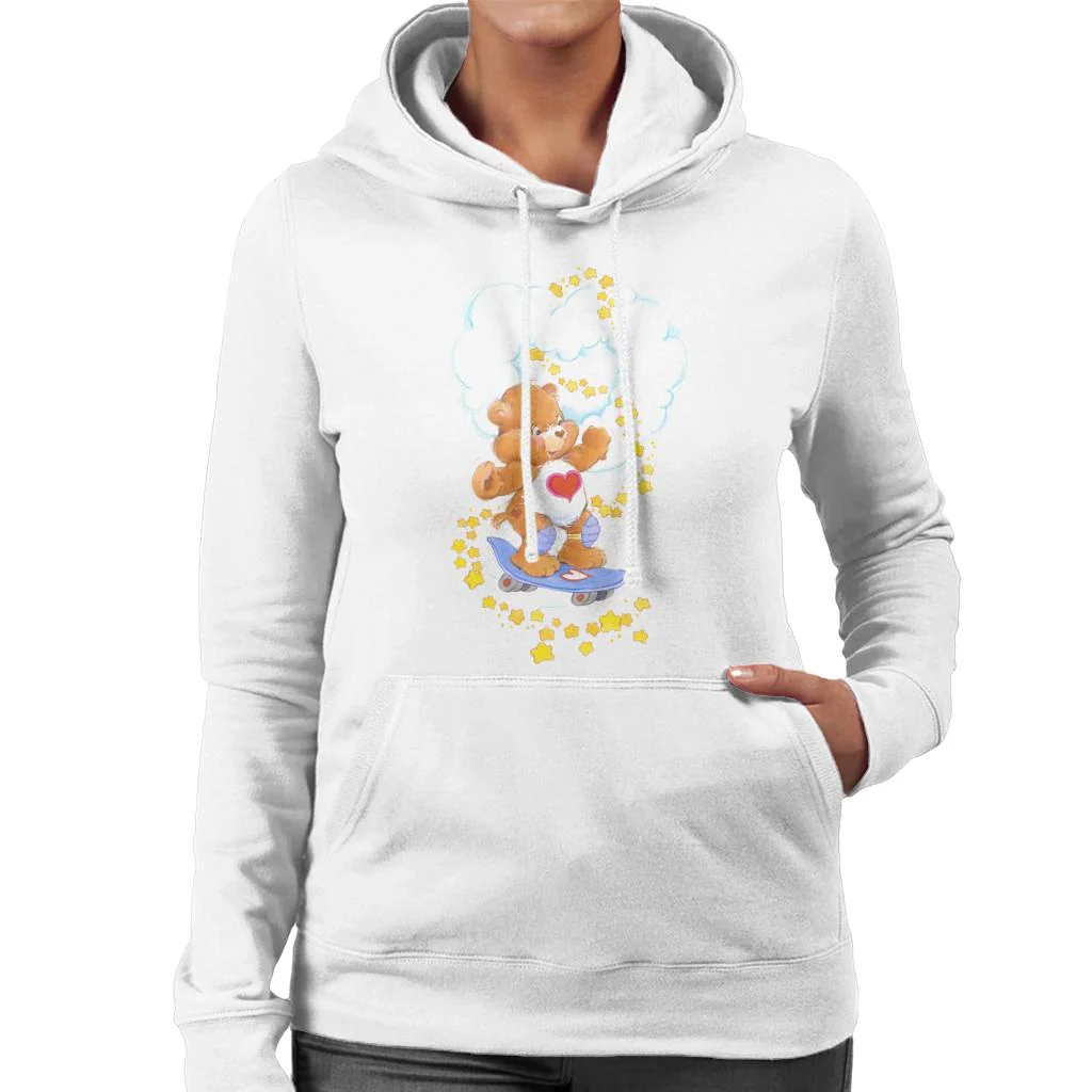 Tenderheart Bear Stars Women's Hooded Sweatshirt - Image 4