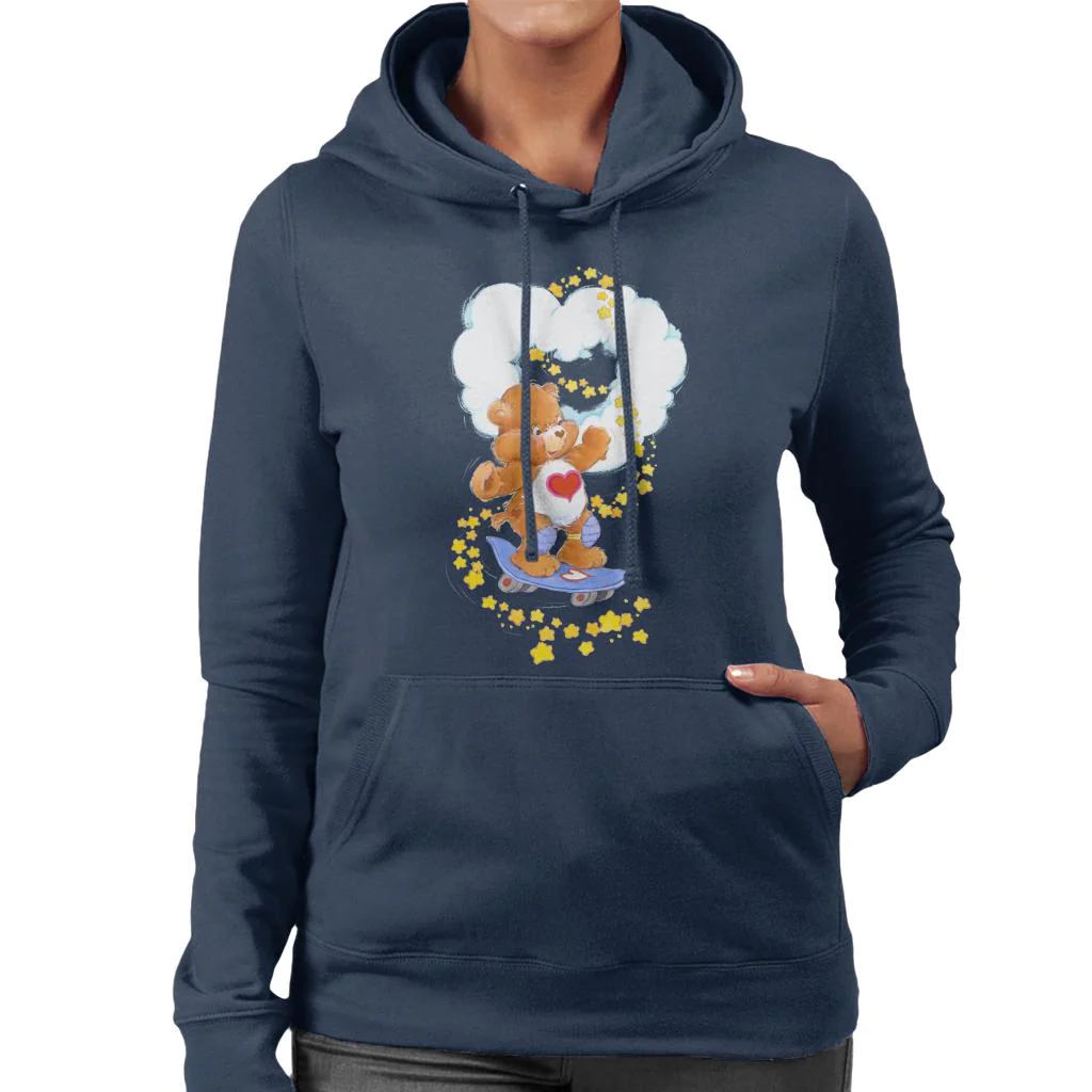 Tenderheart Bear Stars Women's Hooded Sweatshirt - Image 5