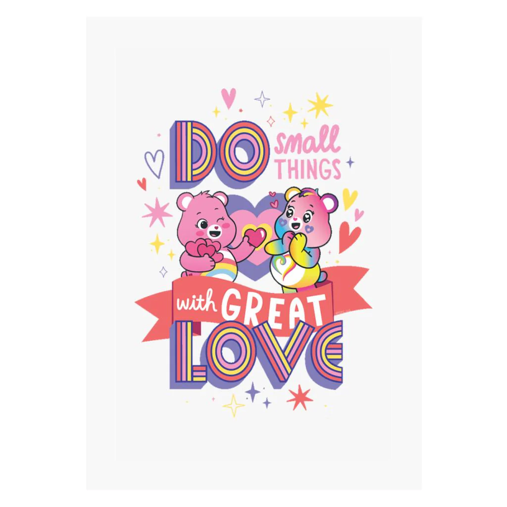Togetherness Bear Great Love A4 Print - Image 4