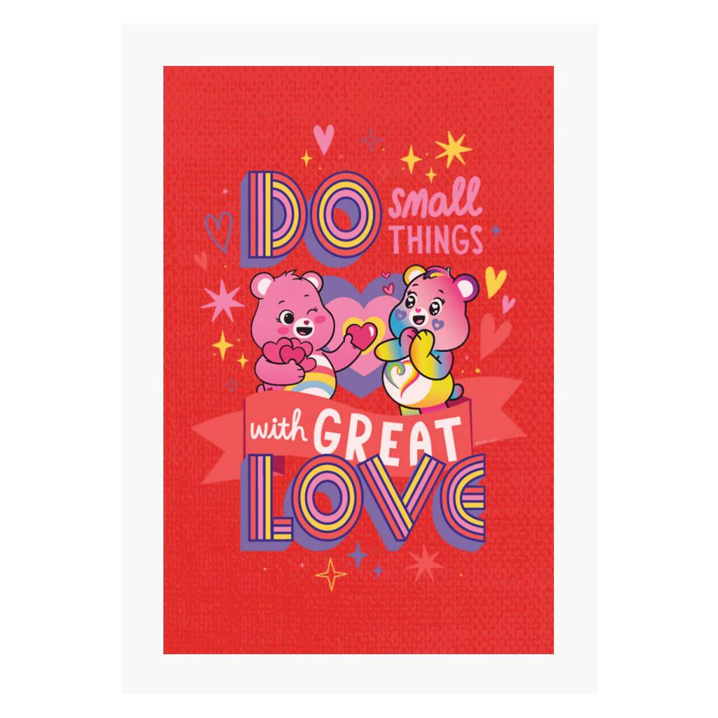 Togetherness Bear Great Love A4 Print - Image 5