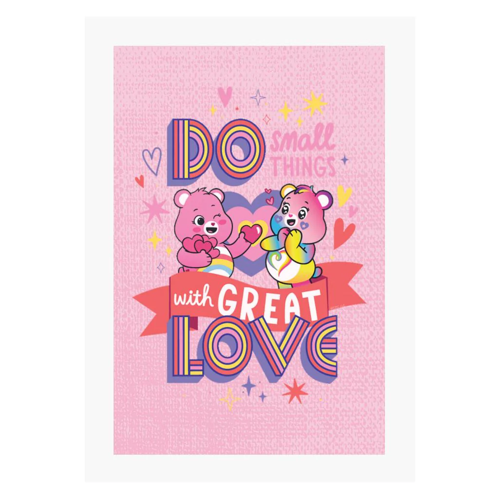 Togetherness Bear Great Love A4 Print - Image 6
