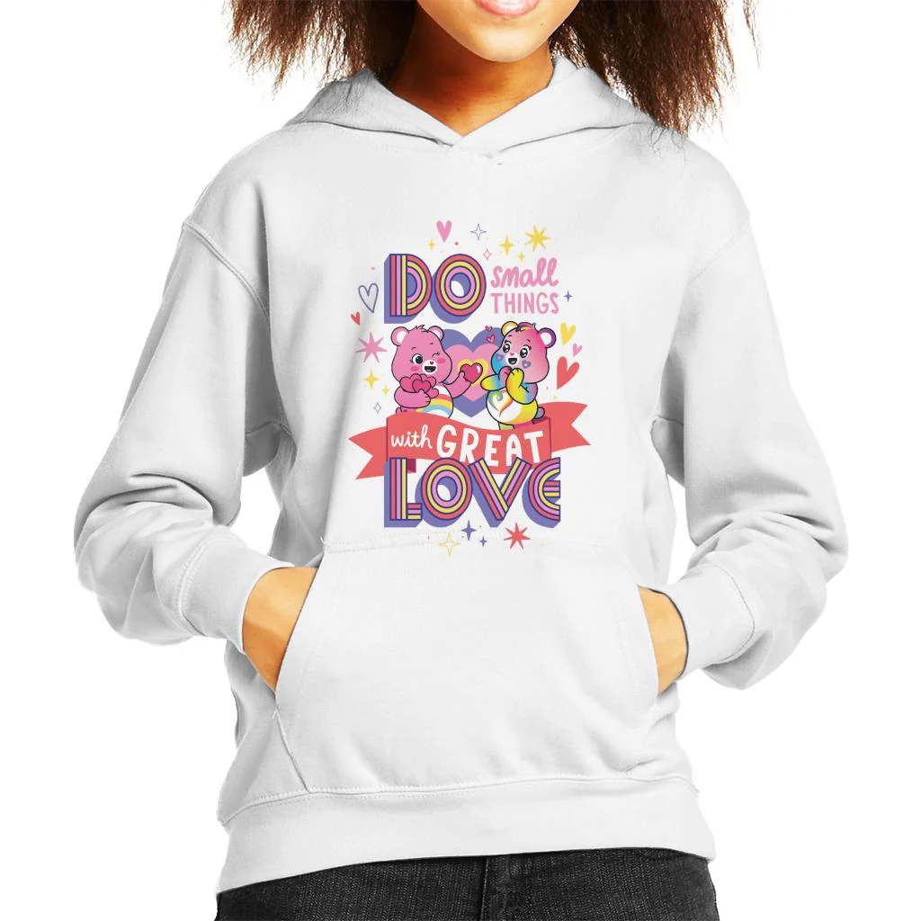 Togetherness Bear Great Love Kids Hooded Sweatshirt - Image 5
