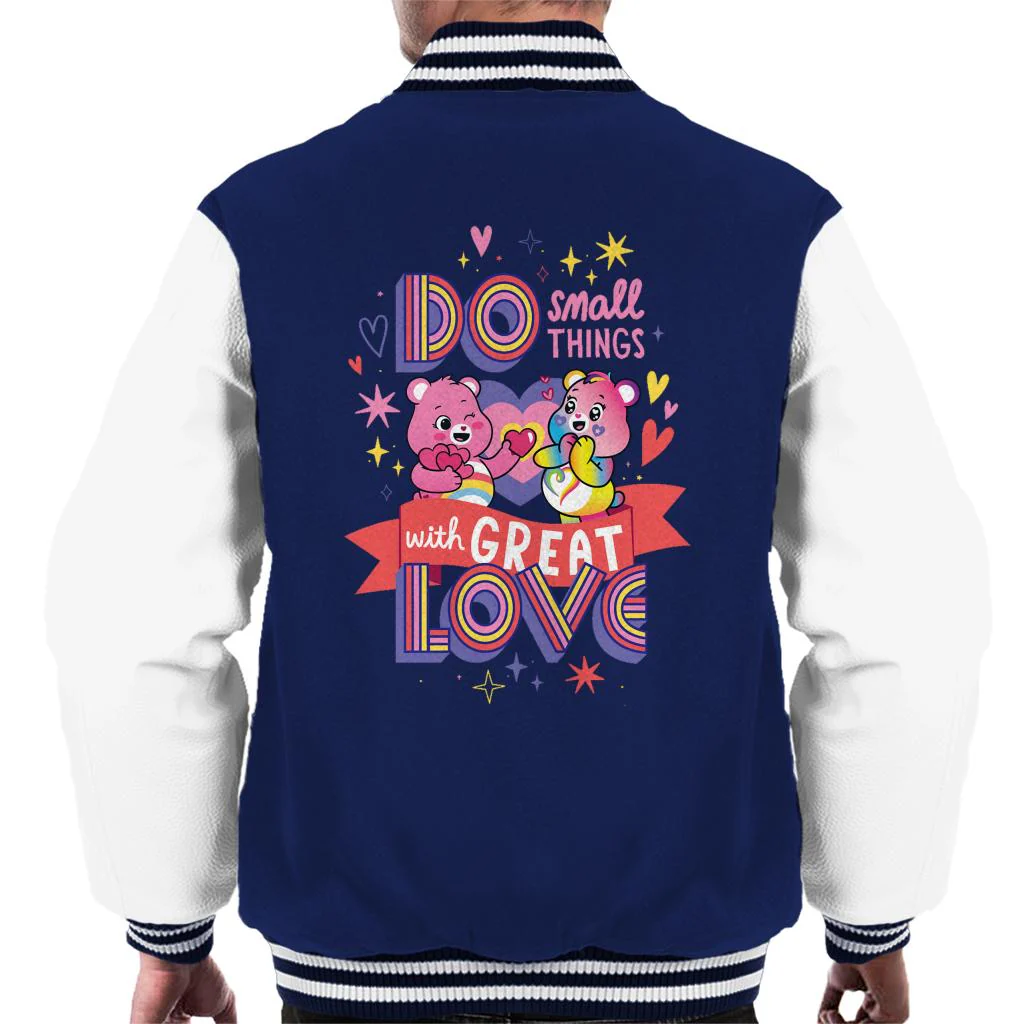 Togetherness Bear Great Love Men's Varsity Jacket - Image 4