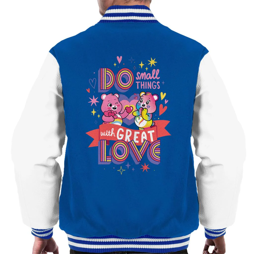 Togetherness Bear Great Love Men's Varsity Jacket - Image 6