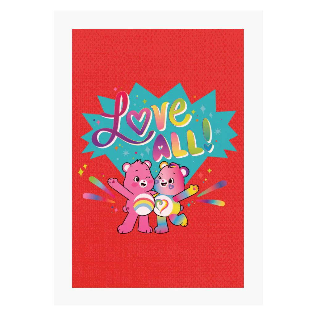 Togetherness Bear Love All A4 Print - Image 4