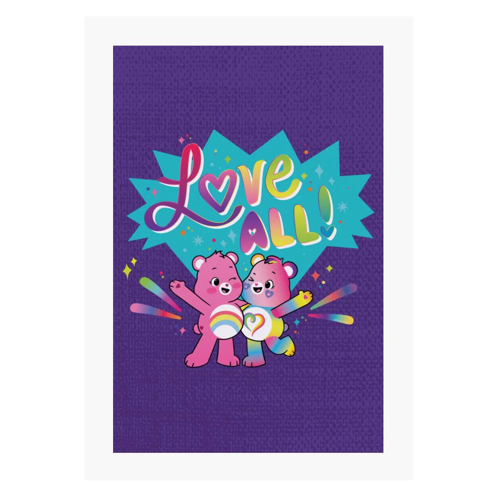 Togetherness Bear Love All A4 Print - Image 5