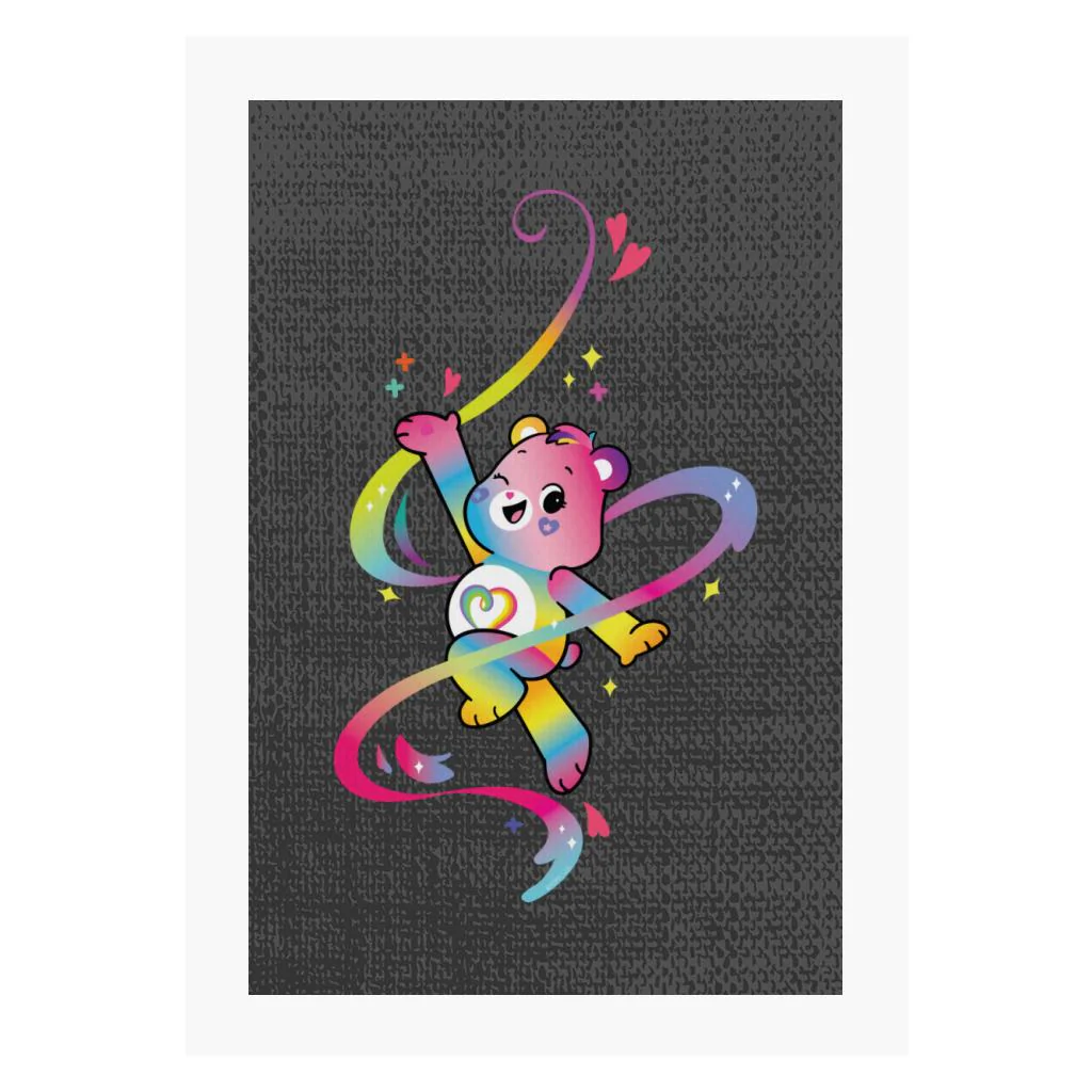Togetherness Bear Rainbow A4 Print - Image 3