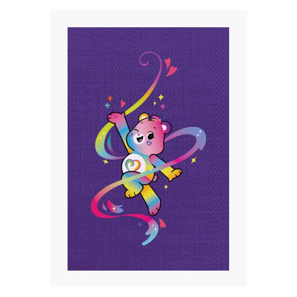 Togetherness Bear Rainbow A4 Print - Image 5