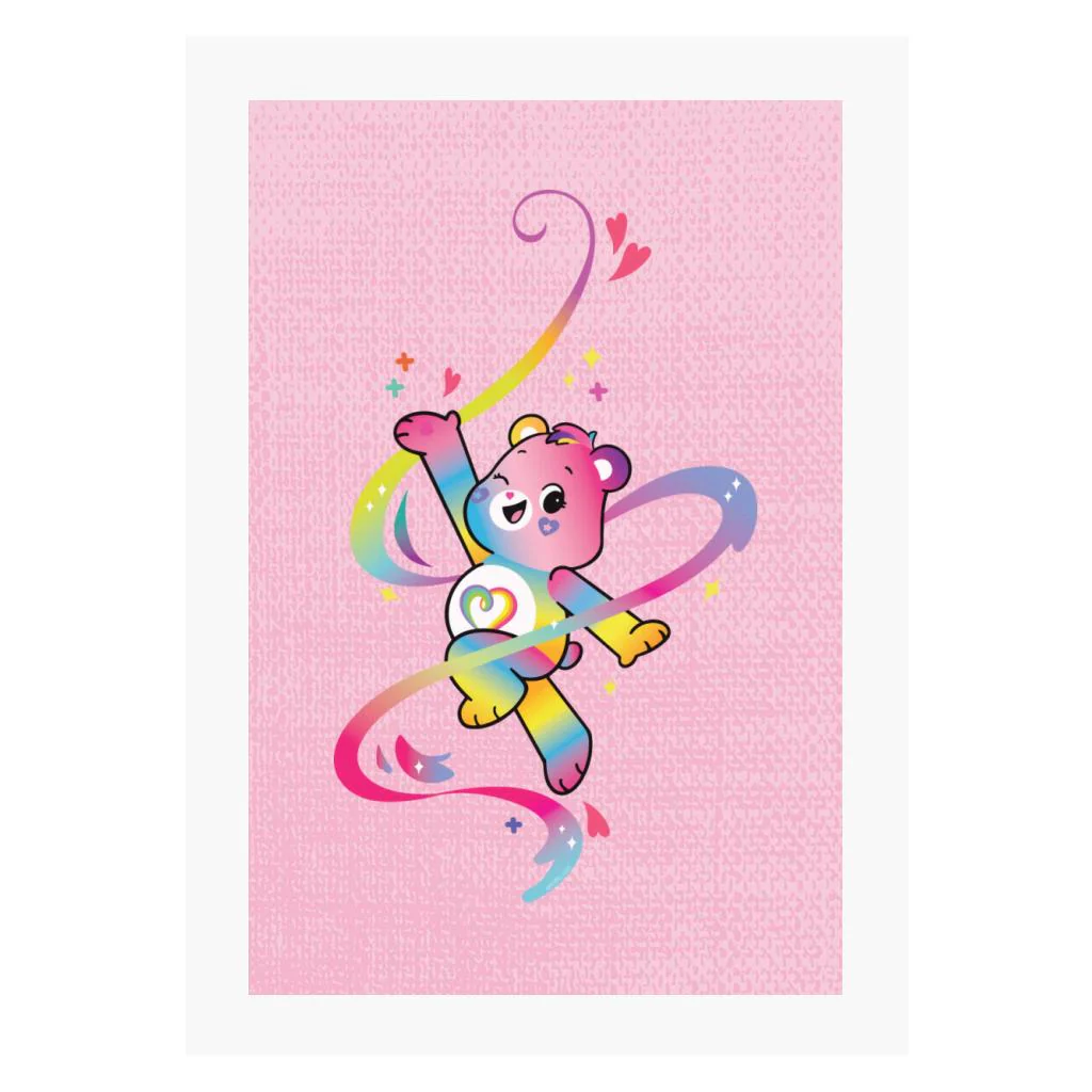 Togetherness Bear Rainbow A4 Print - Image 6