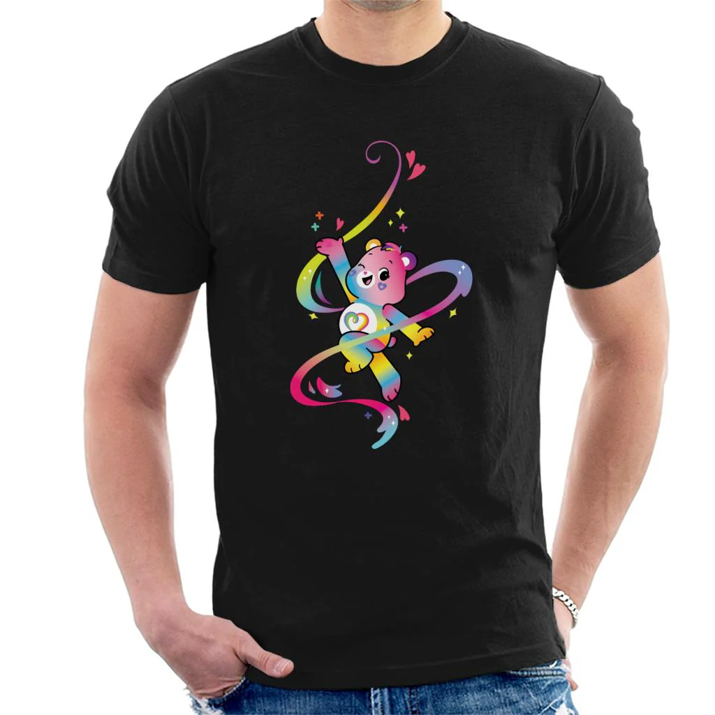 Togetherness Bear Multi Coloured Rainbow Men's T-Shirt