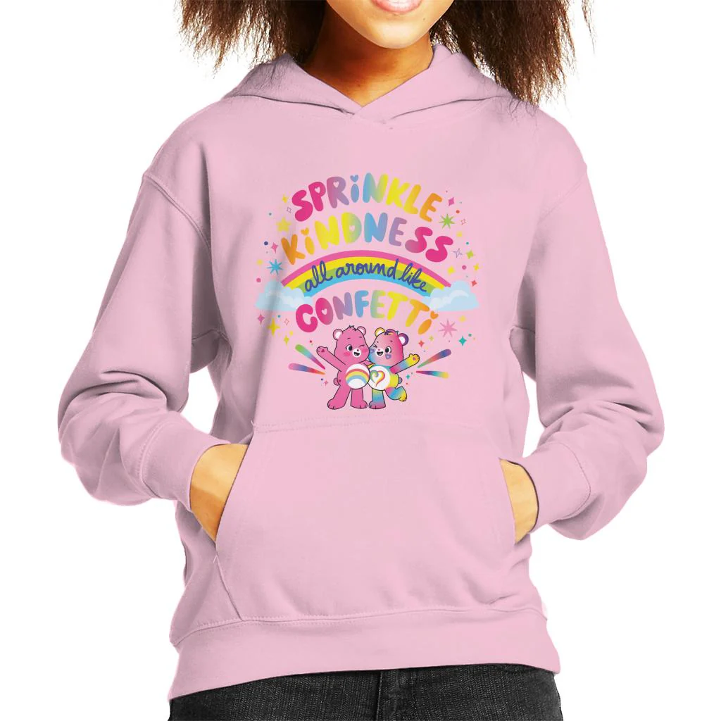 Togetherness Bear Kindness Kids Hooded Sweatshirt - Image 6