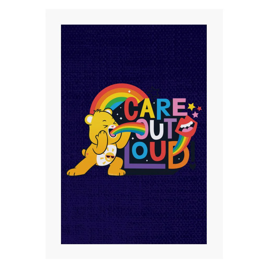 Unlock The Magic Care Out Loud A4 Print - Image 5