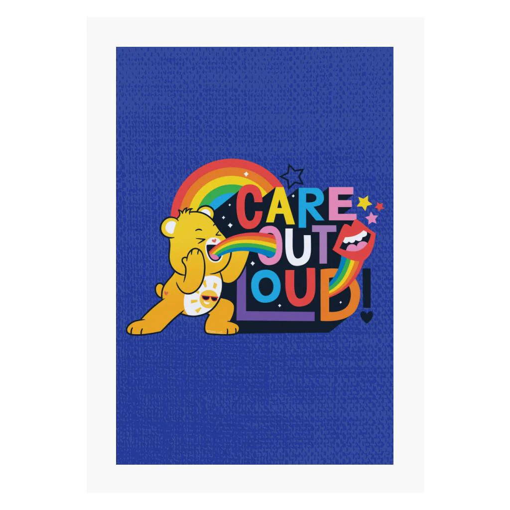 Unlock The Magic Care Out Loud A4 Print - Image 6