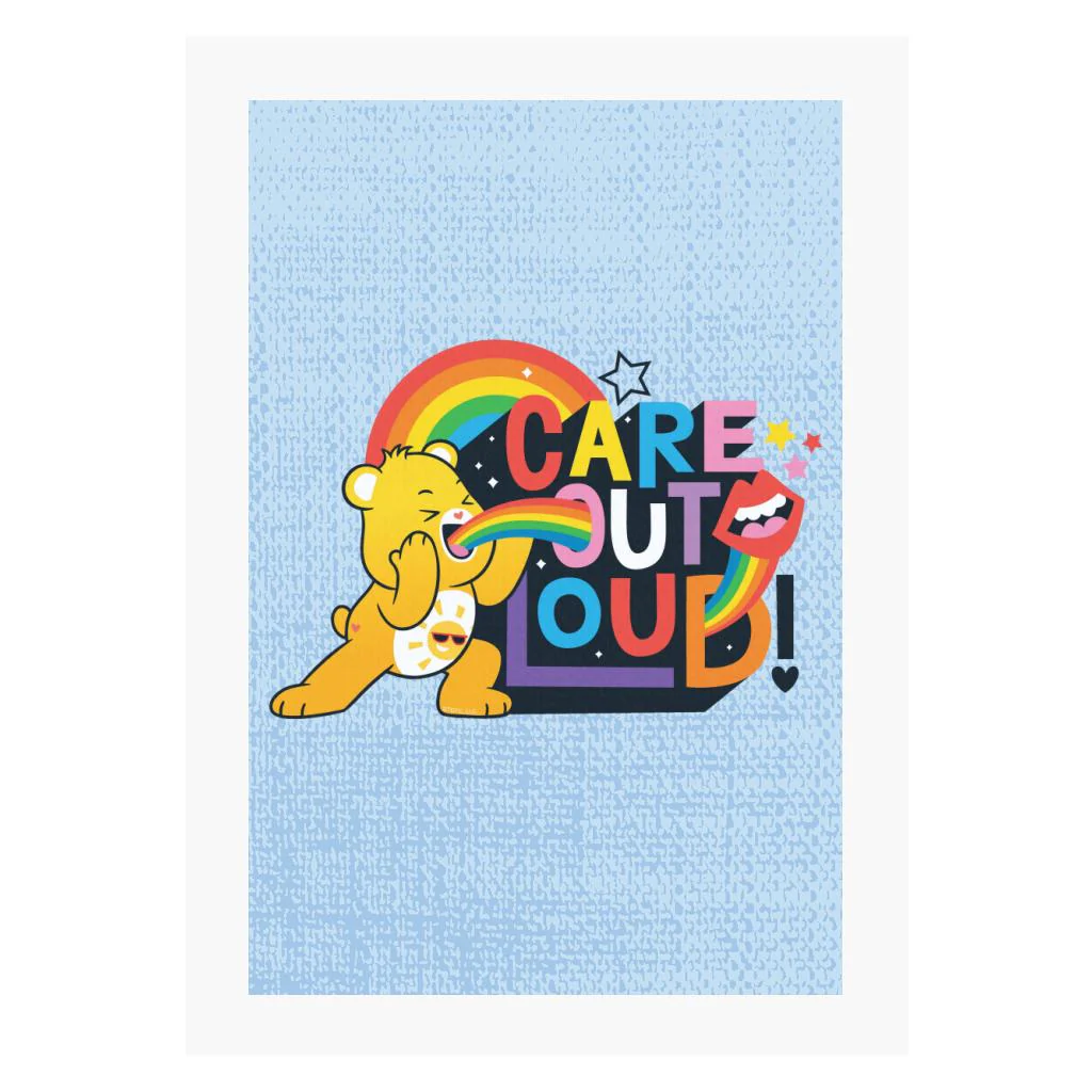 Unlock The Magic Care Out Loud A4 Print - Image 7